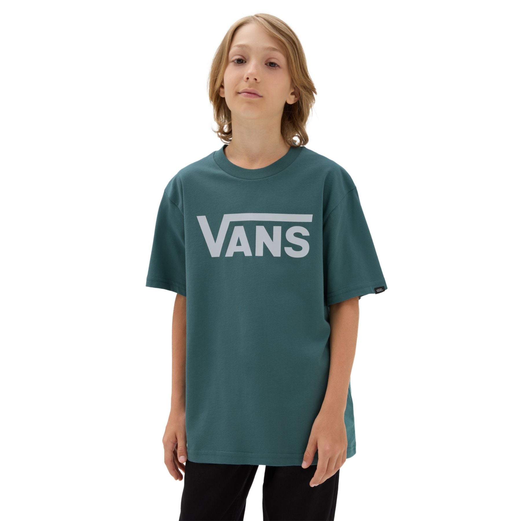 Boy's Vans Classic Tee in Bluestone – Heroes