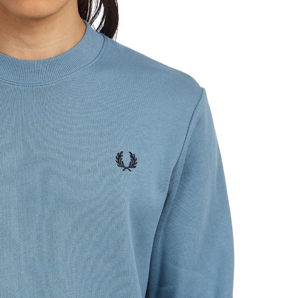 Crew Neck Sweatshirt in Ash Blue-sweatshirts-Heroes