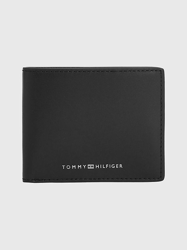 Modern Small Leather Card Wallet in Black-wallet-Heroes