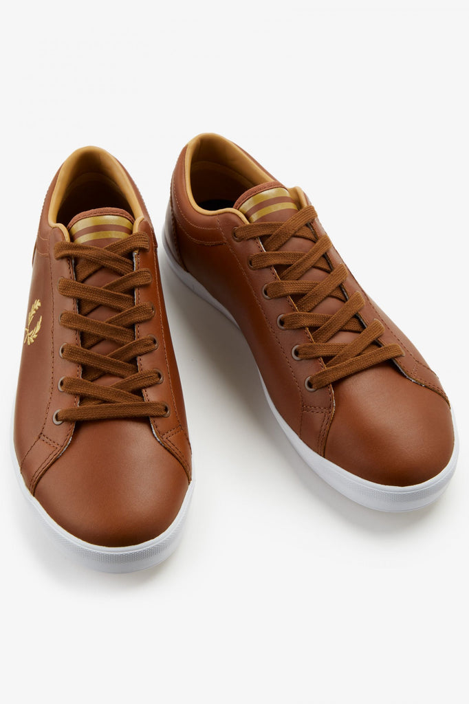 Baseline Tennis Shoe in Tan-shoes-Heroes
