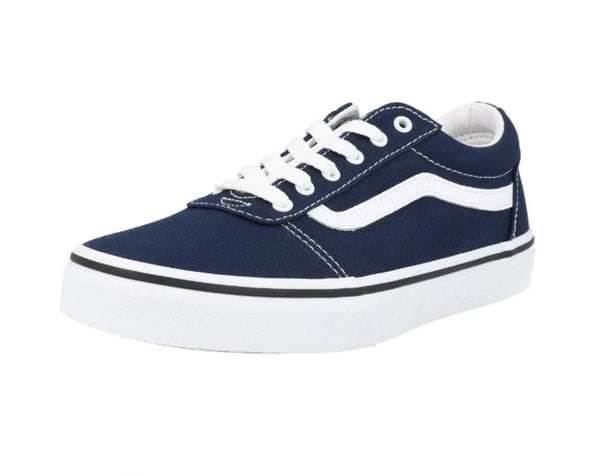 Kids Ward Canvas in Dress Blue/ White-shoes-Heroes