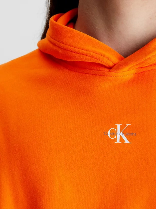 Monogram Hoodie in Vibrant Orange-sweatshirts-Heroes