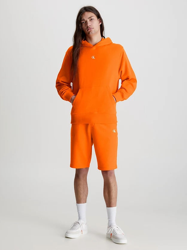 Monogram Hoodie in Vibrant Orange-sweatshirts-Heroes