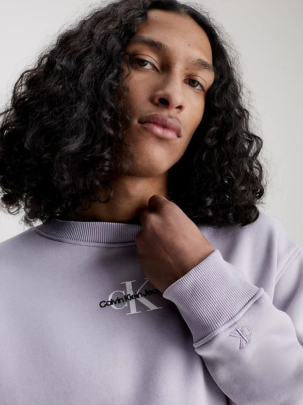 Monogram Sweatshirt in Lavender Aura-sweatshirts-Heroes