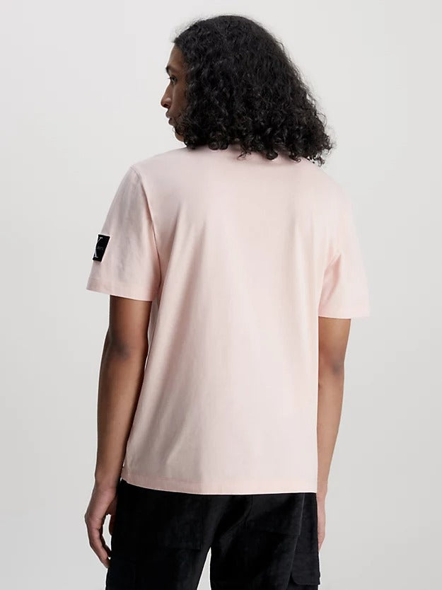 Monogram Badge T-Shirt in Faint Blossom-t shirts-Heroes