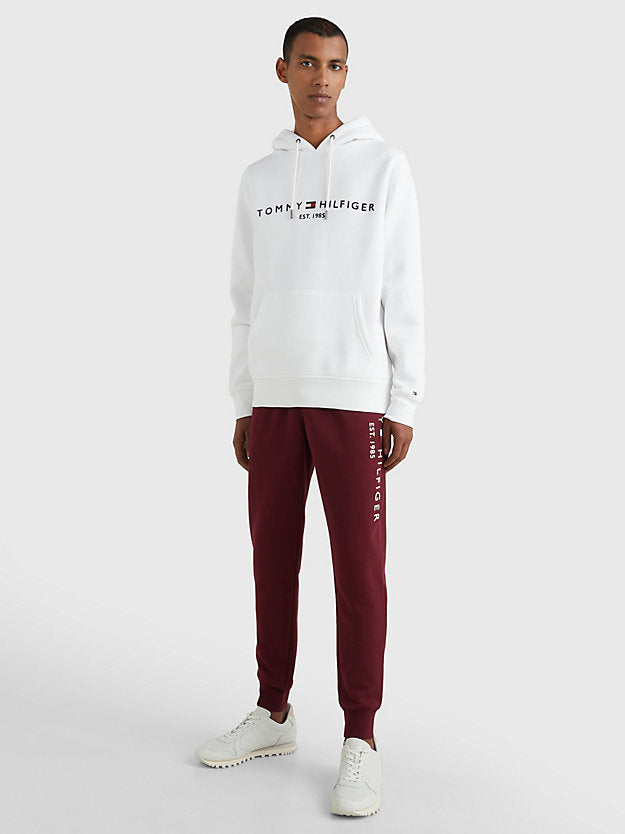 Logo Flex Fleece Hoody in White-sweatshirts-Heroes