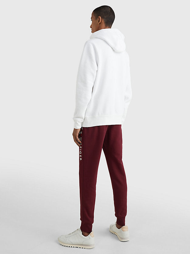 Logo Flex Fleece Hoody in White-sweatshirts-Heroes