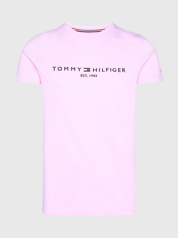 Logo Slim Fit Jersey T-Shirt in Iconic Pink-t shirts-Heroes