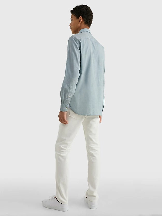1985 Collection Th Flex Oxford Shirt in Frosted Green-shirt-Heroes