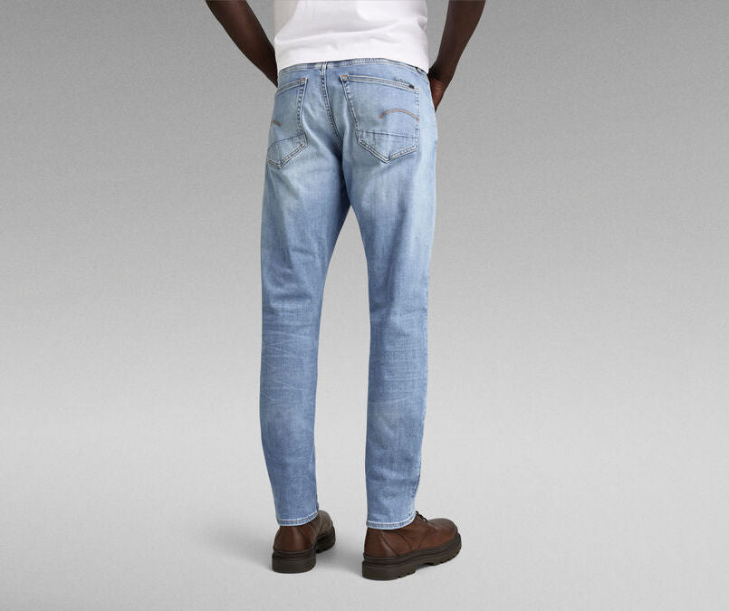 3301 Slim Jeans in Light Indigo Aged-jeans-Heroes