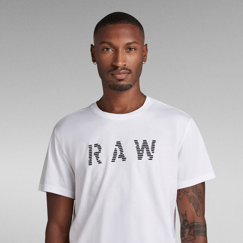 Raw T-Shirt in White-t shirts-Heroes