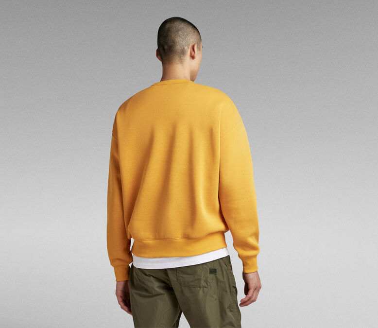 Unisex Core Loose Sweater in Dull Yellow-sweatshirts-Heroes