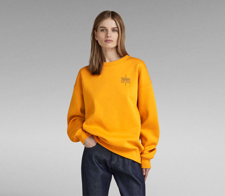 Unisex Core Loose Sweater in Dull Yellow-sweatshirts-Heroes