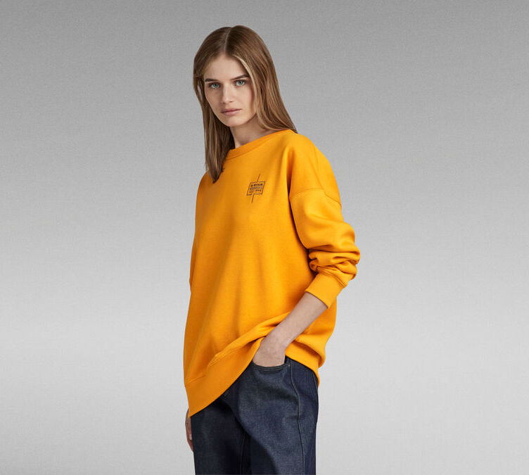 Unisex Core Loose Sweater in Dull Yellow-sweatshirts-Heroes