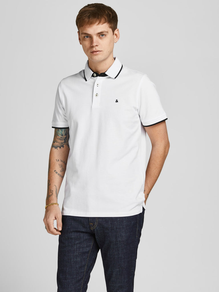 Classic Polo Shirt in White-polo-Heroes