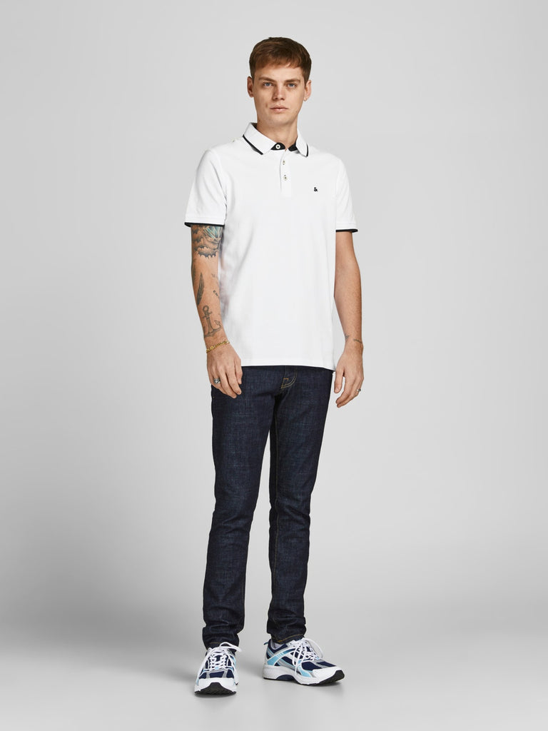 Classic Polo Shirt in White-polo-Heroes