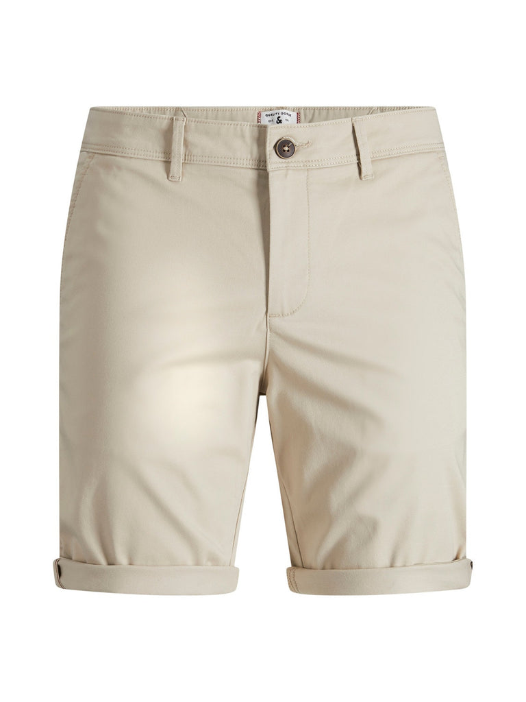 Bowie Solid Chino Shorts in Oxford Tan-shorts-Heroes