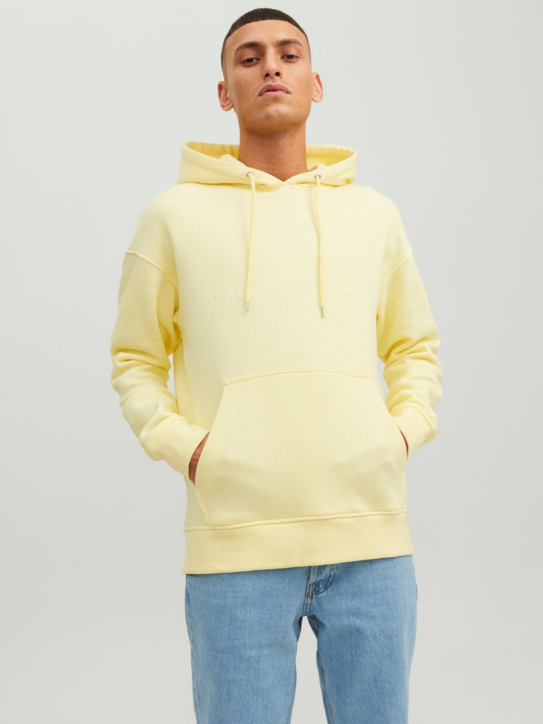 Loopback Relaxed Fit Unisex Hoodie in French Vanilla-sweatshirts-Heroes