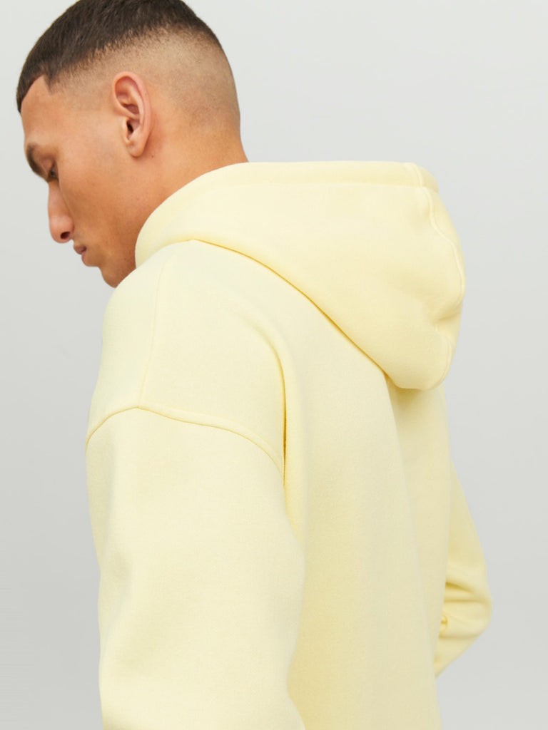 Loopback Relaxed Fit Unisex Hoodie in French Vanilla-sweatshirts-Heroes