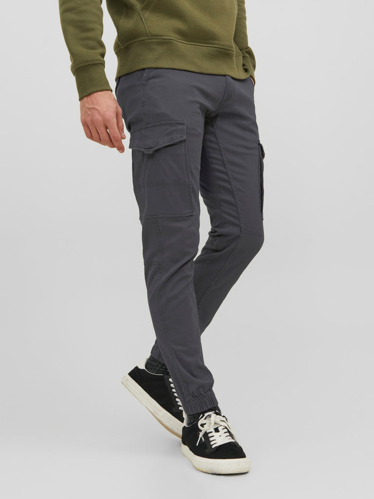 Paul Flake AKM 542 Cargo Trousers in Asphalt-jeans-Heroes