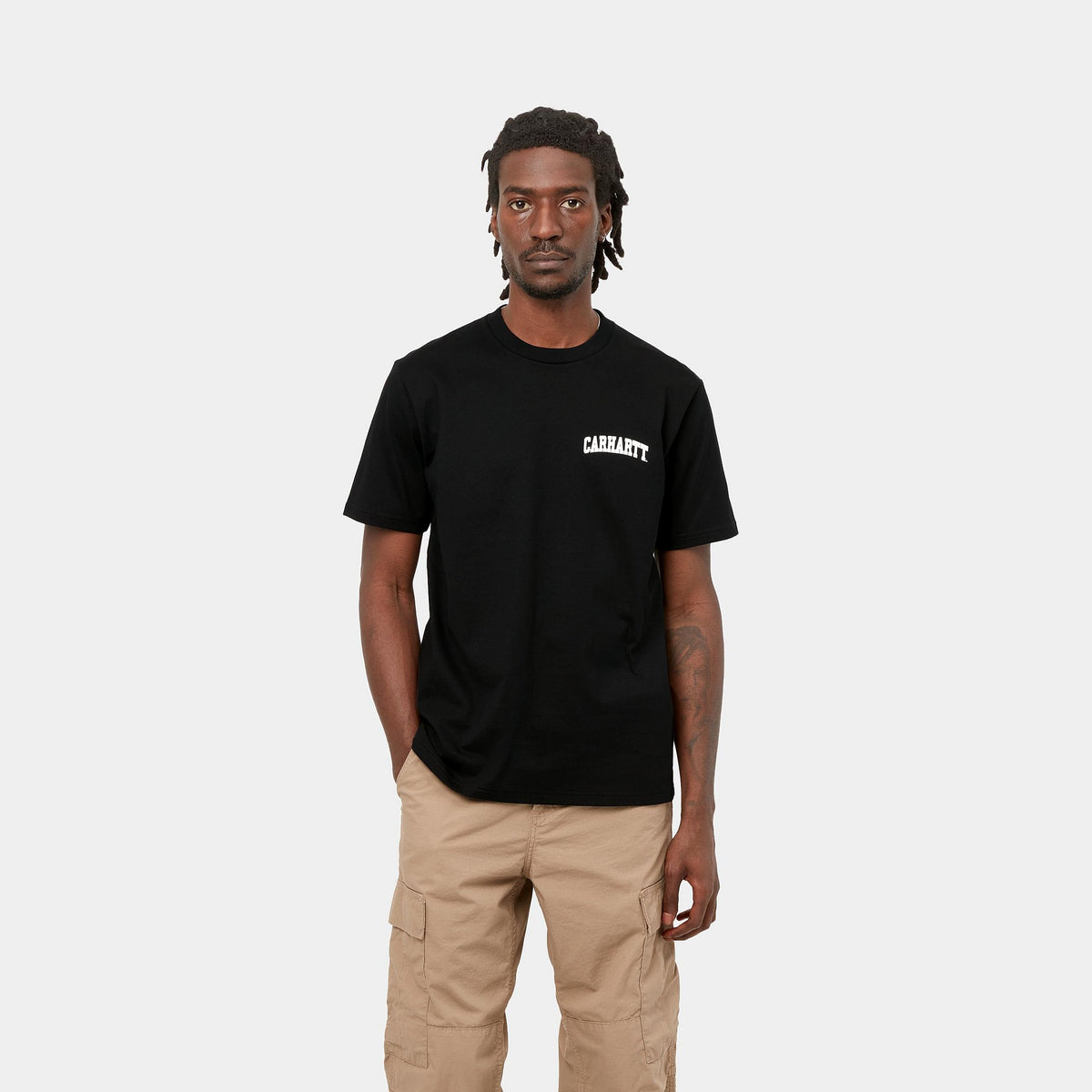 University Script University Script Tee in Black – Heroes