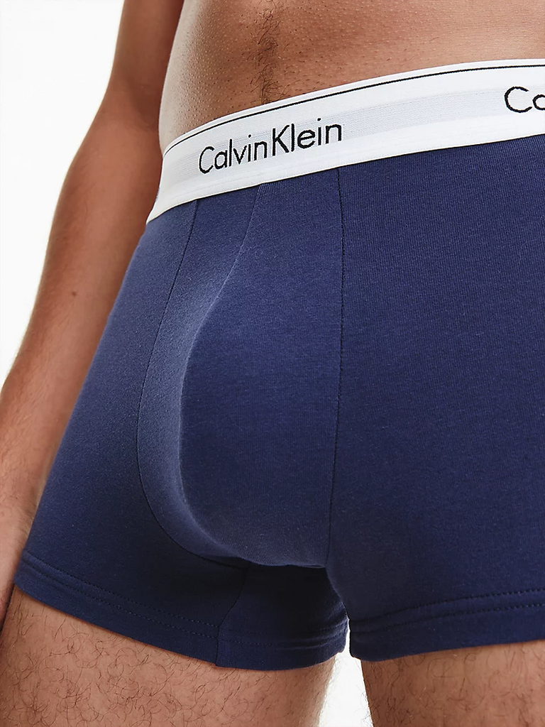 Calvin Klein 3 Pack Trunks Grey/blue/cobalt-underwear-Heroes