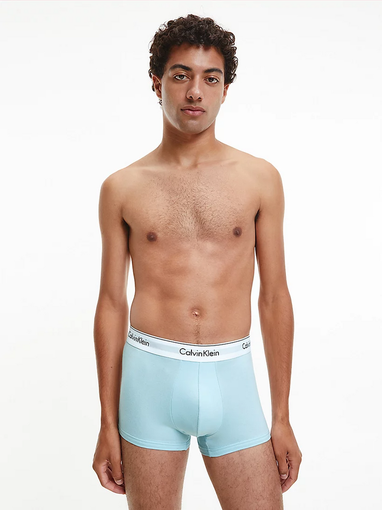 Calvin Klein 3 Pack Trunks Grey/blue/cobalt-underwear-Heroes