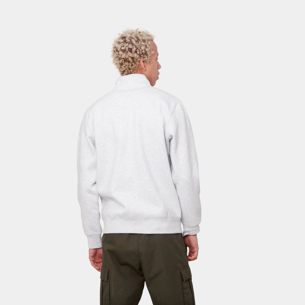 Carhartt Chase Neck Zip Sweat Ash Heather-sweat-Heroes