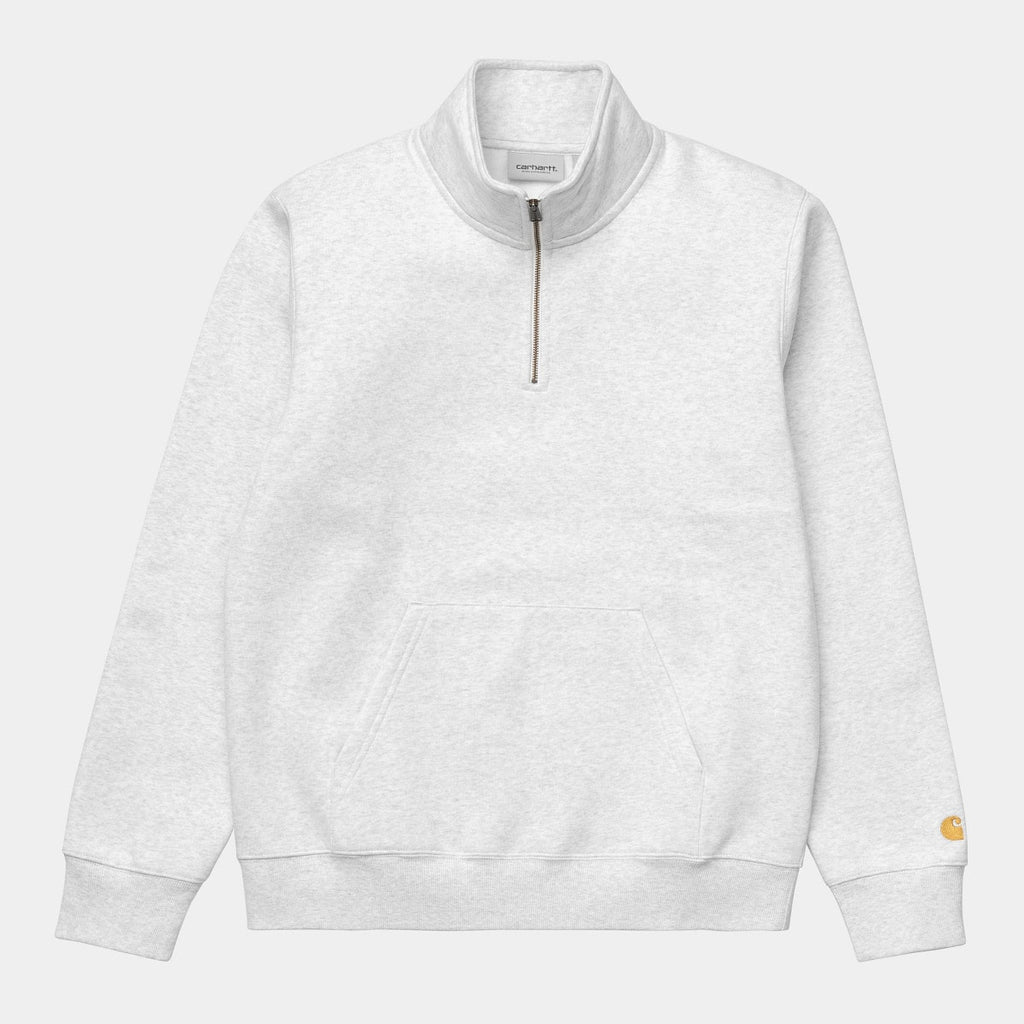 Carhartt Chase Neck Zip Sweat Ash Heather-sweat-Heroes
