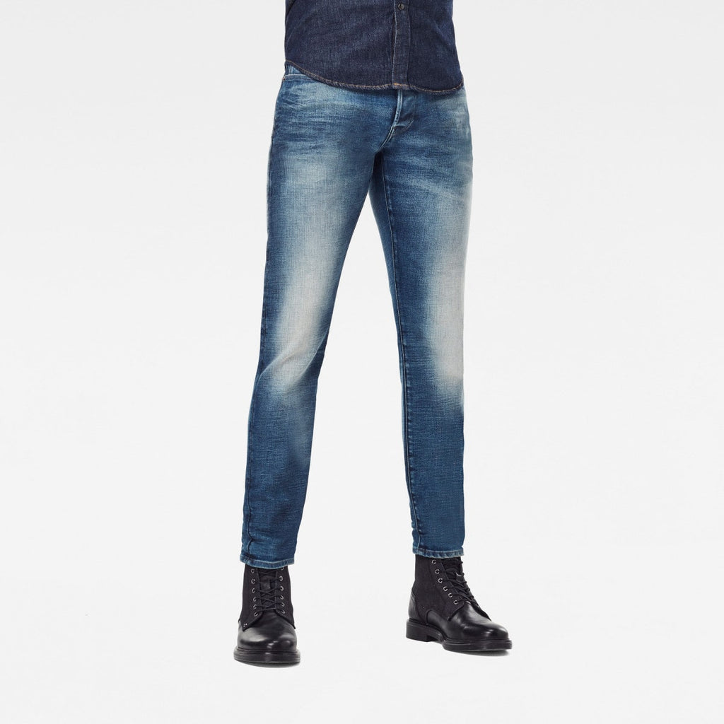 3301 SLIM S21 FADED CLEAR SKY-jeans-Heroes