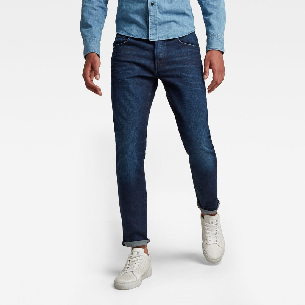 G-Star 3301 Slim Fit Denims Ultramarie-jeans-Heroes