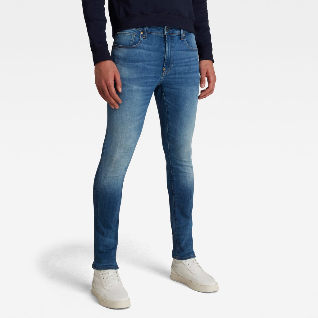 G-Star Men Revend Skinny Denims Medium Indigo-jeans-Heroes