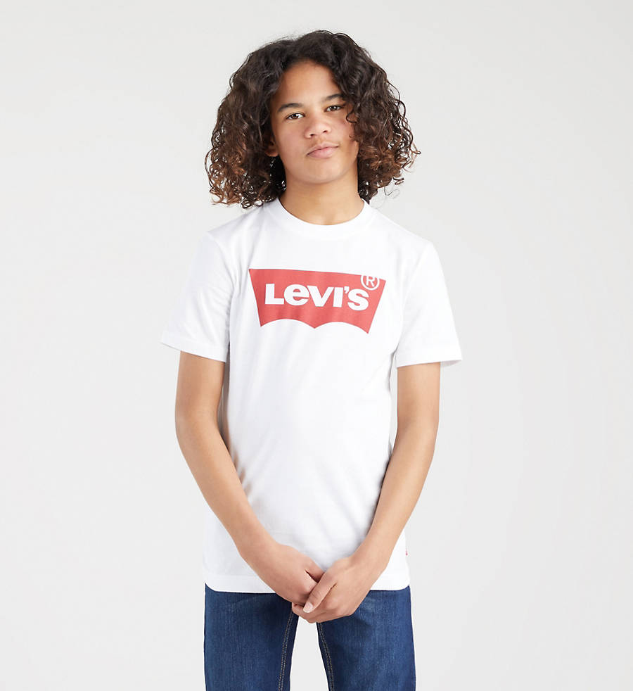 Levi Teen Batwing Tee White-t shirts-Heroes