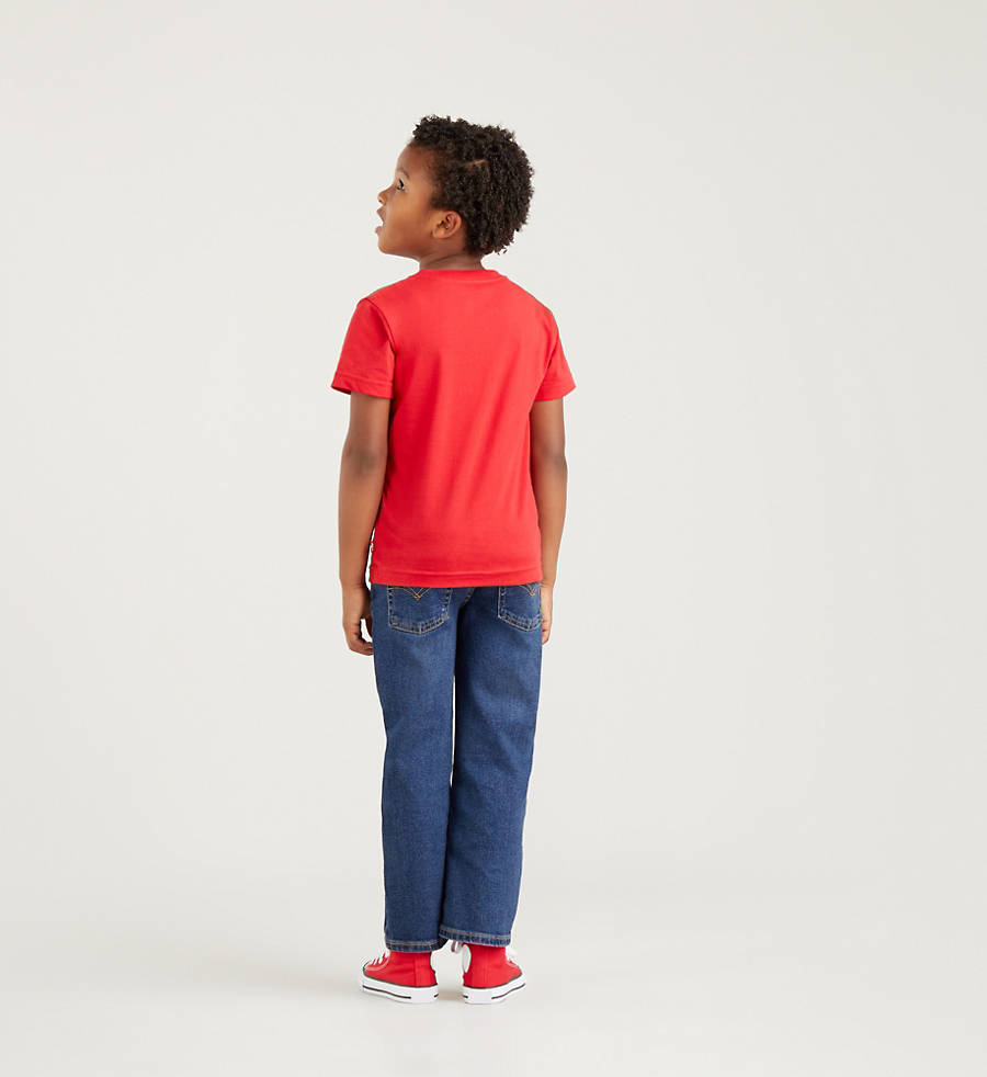 Levi Kids Batwing Tee Red-t shirts-Heroes