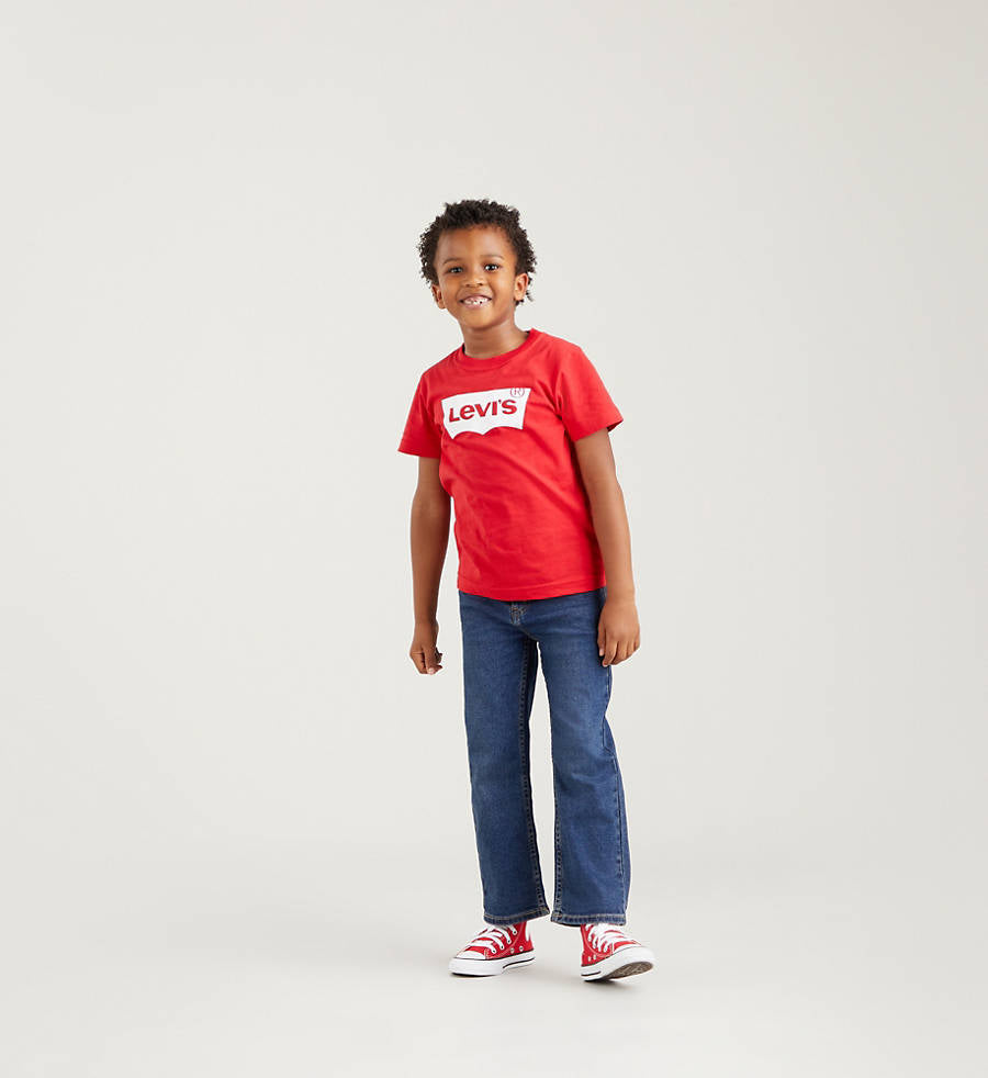 Levi Kids Batwing Tee Red-t shirts-Heroes