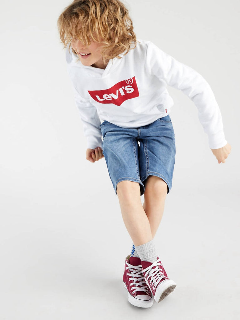 Levi's Teen's Batwing Logo Hoodie White-sweatshirts-Heroes