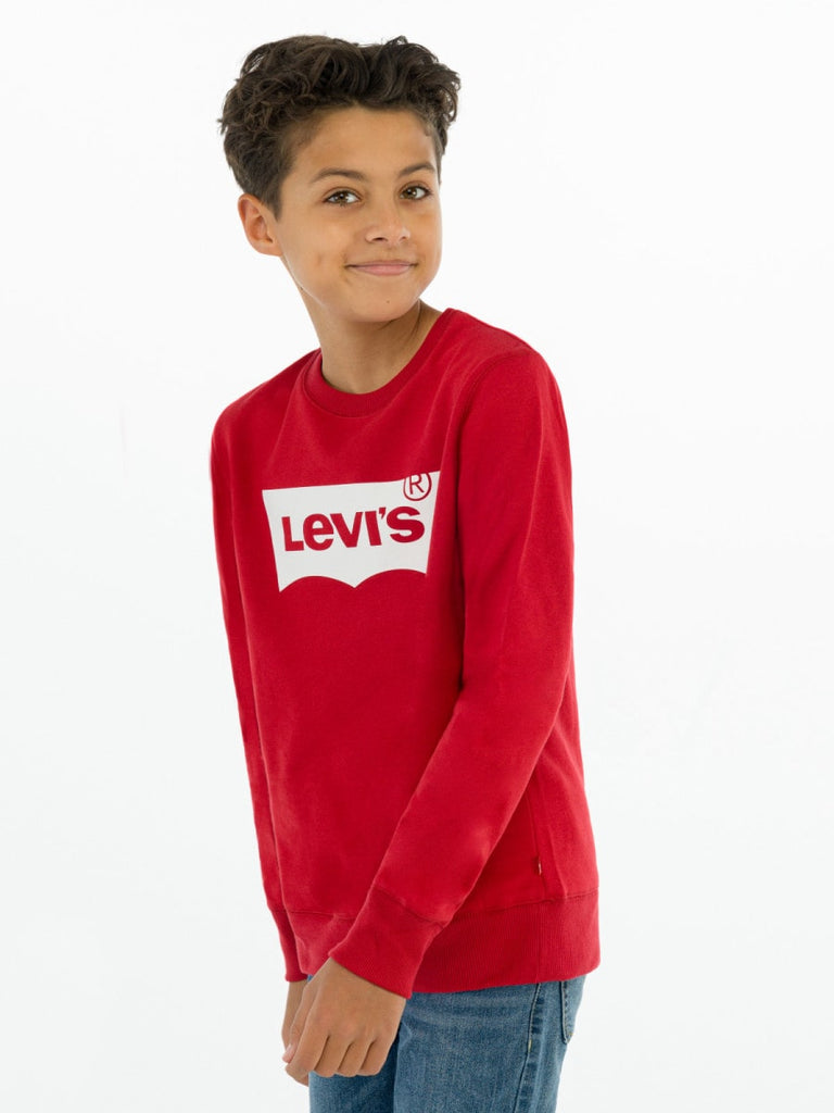 Levi's Teen's Batwing Crewneck Sweatshirt Red-Heroes