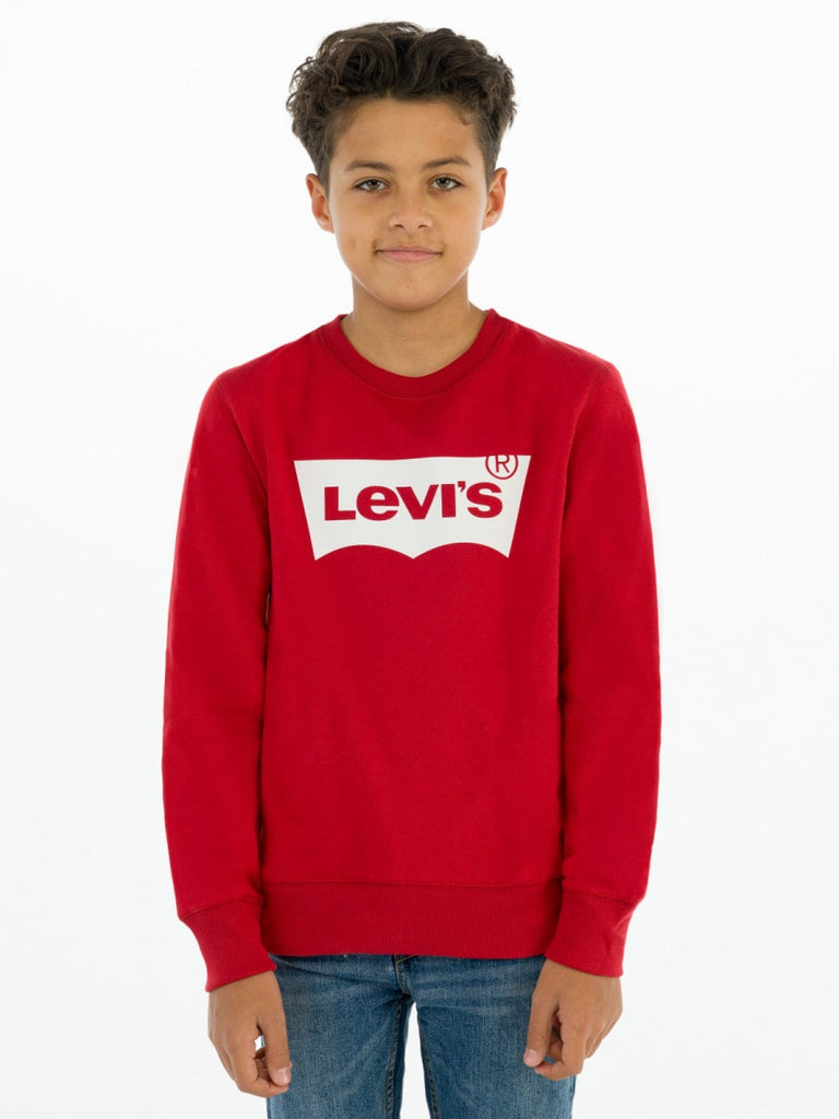 Levi's Teen's Batwing Crewneck Sweatshirt Red-Heroes