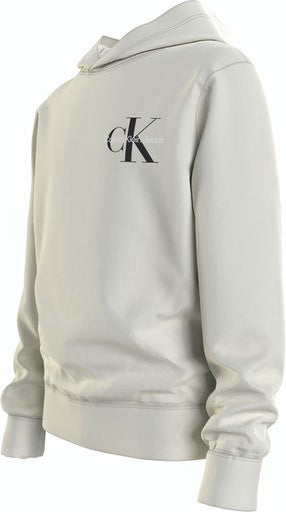 Calvin Klein Kids Monogram Hoodie Eggshell-sweat-Heroes