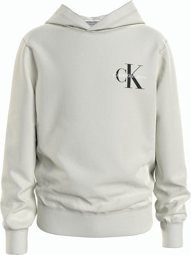 Calvin Klein Kids Monogram Hoodie Eggshell-sweat-Heroes