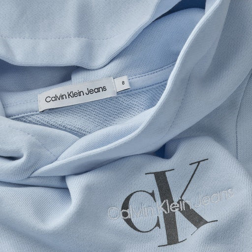 Calvin Klein Monogram Hoodie Blue-sweat-Heroes