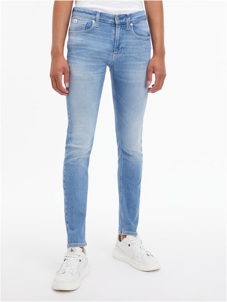 Skinny Jeans in Denim Medium-jeans-Heroes