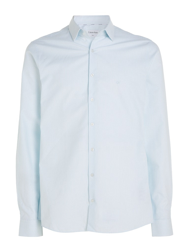 Easy Care Slim Shirt in Blue-shirt-Heroes