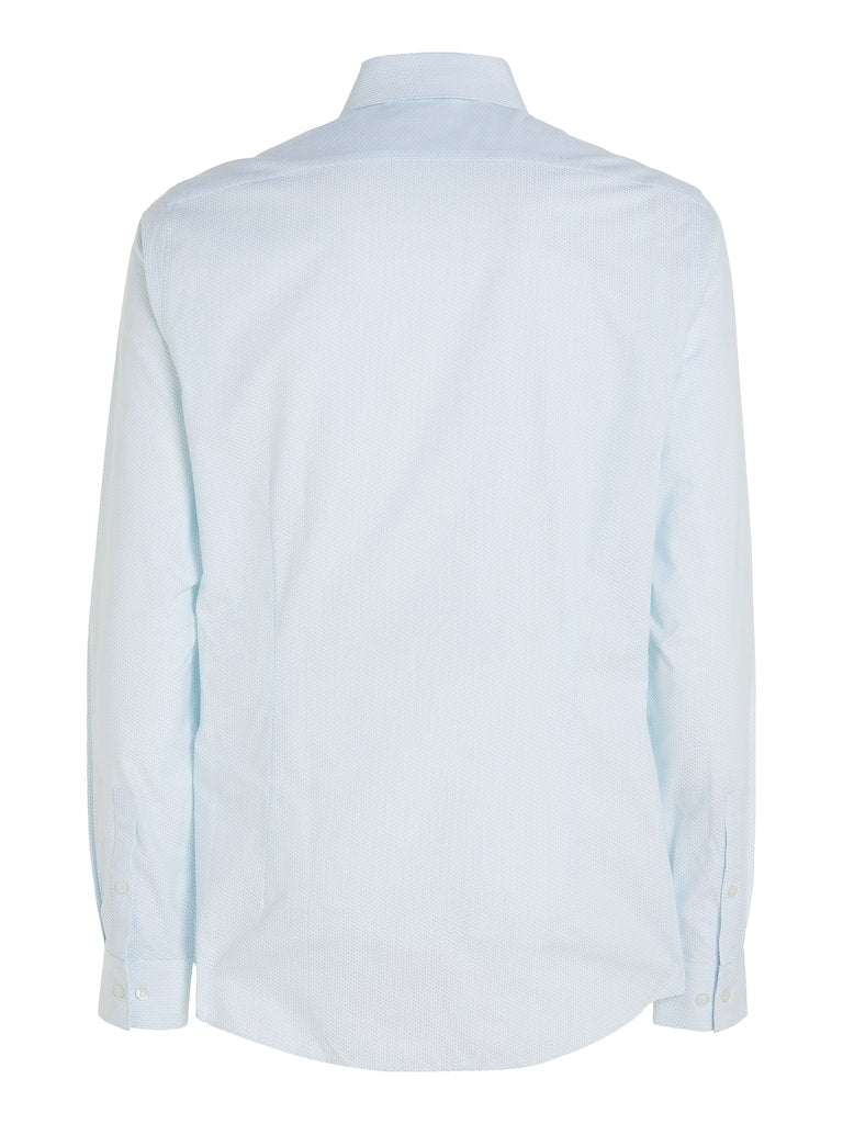 Easy Care Slim Shirt in Blue-shirt-Heroes