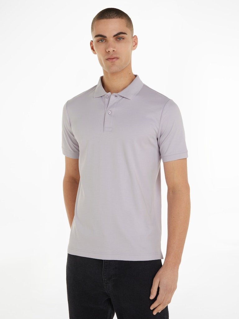 Smooth Cotton Slim Polo in Misty Lilac-polo-Heroes