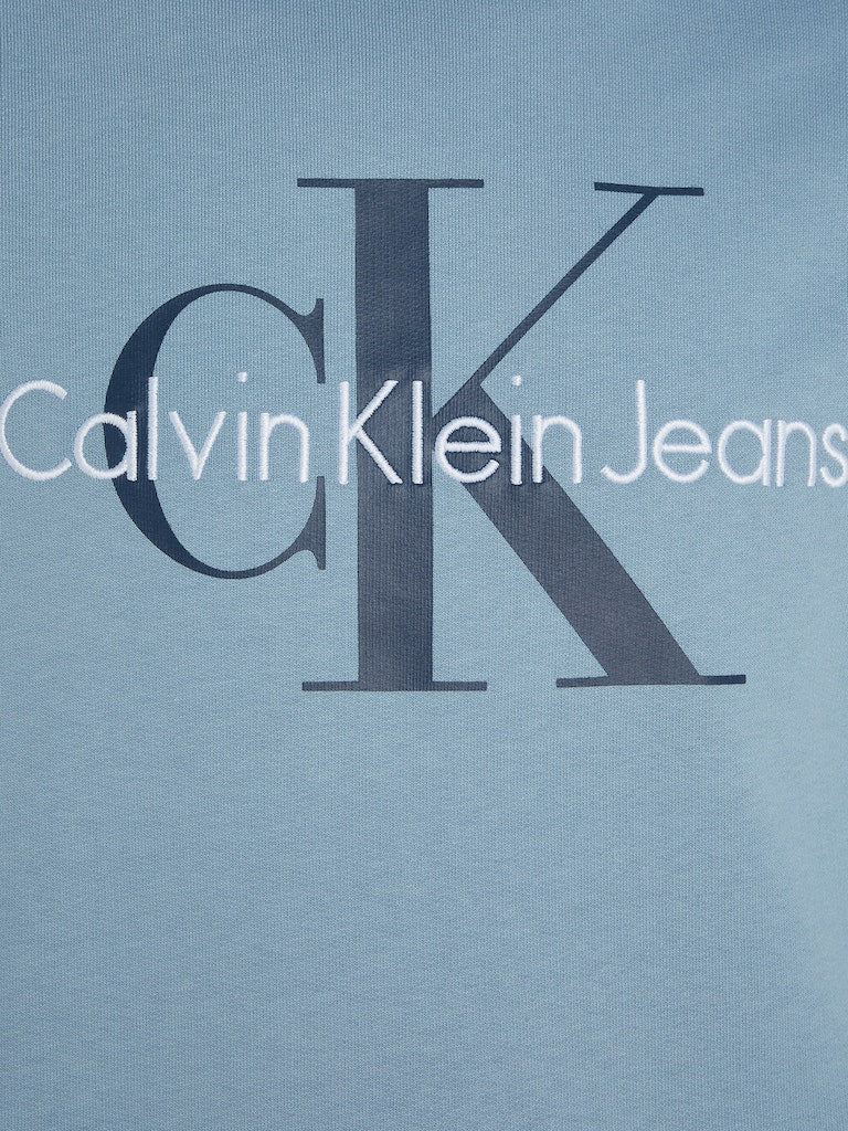 Calvin Klein Jeans Monogram Hoodie Iceland Blue-sweat-Heroes