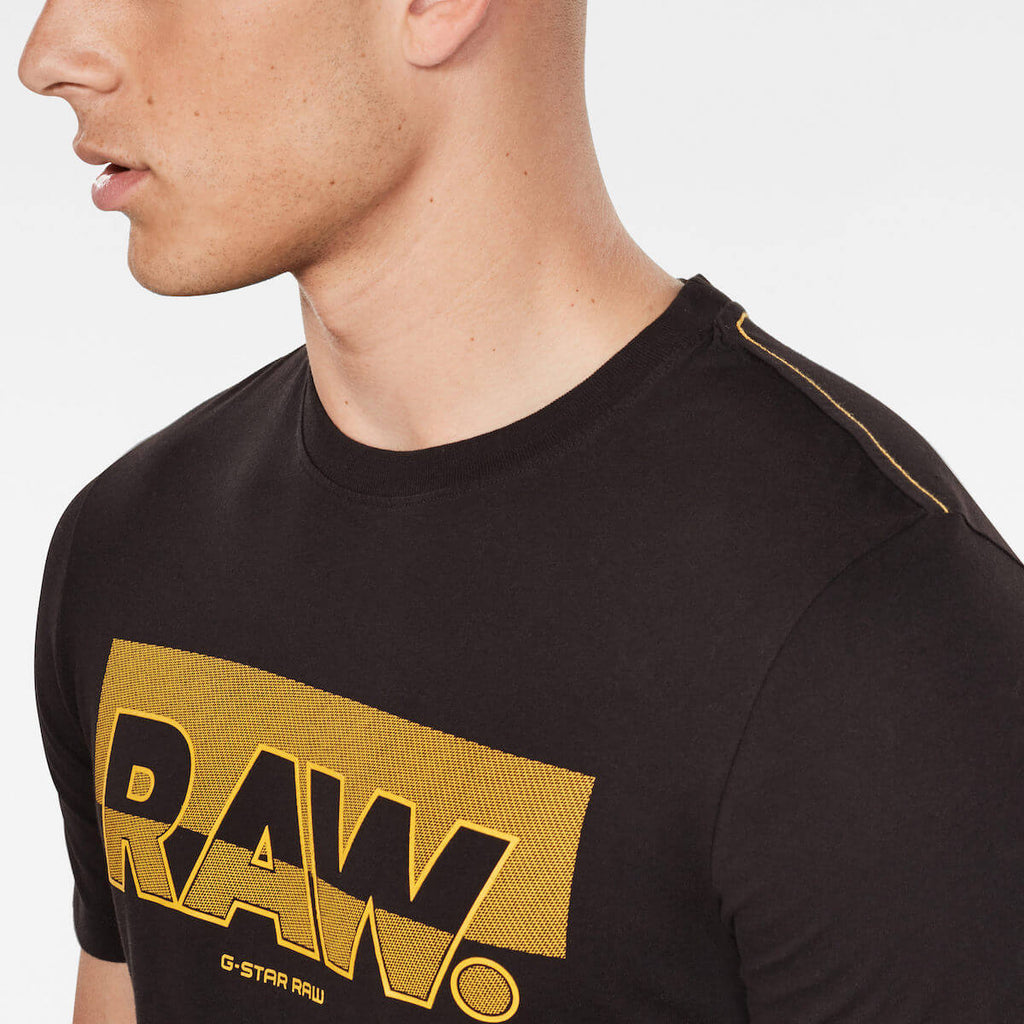 G-Star Raw Graphic Slim T-Shirt Black-Heroes