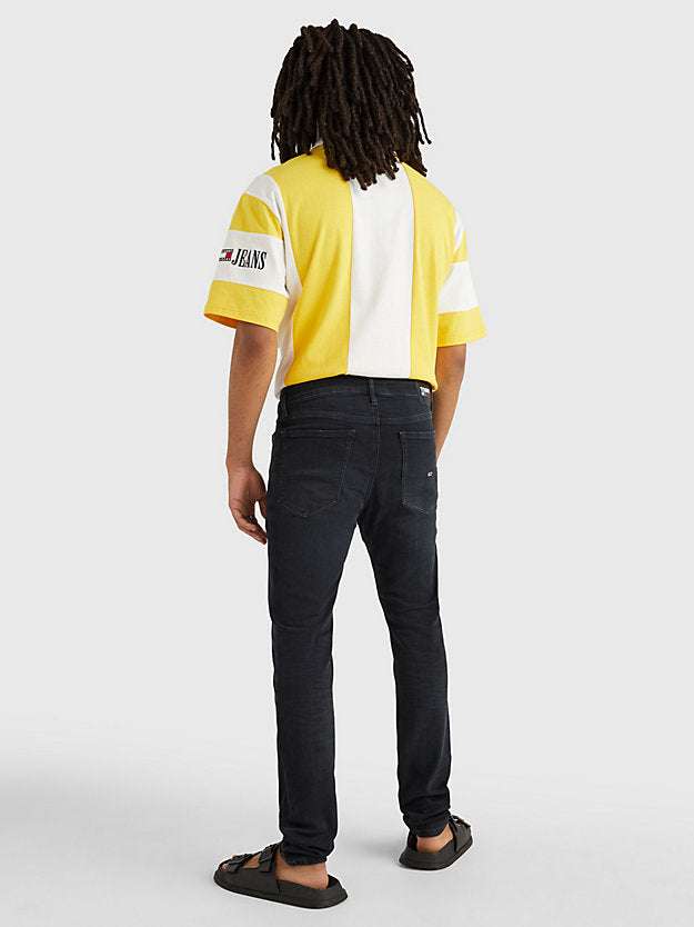 Tommy Jeans Simon Skinny Fit Faded Black Jeans-jeans-Heroes