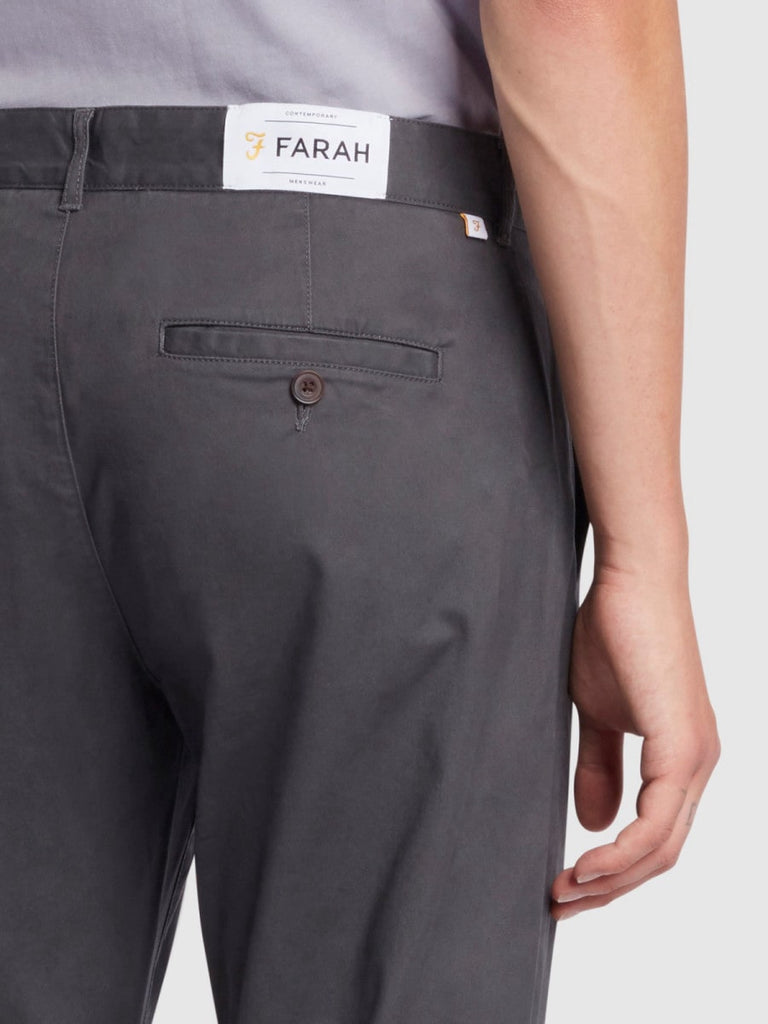 Farah Elm Regular Fit Chinos Grey-chino-Heroes