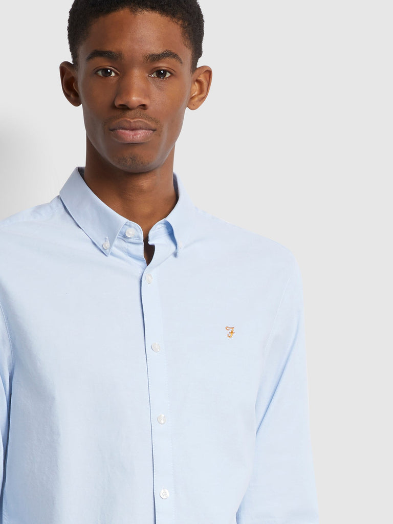 Farah Brewer Shirt Sky Blue-shirt-Heroes